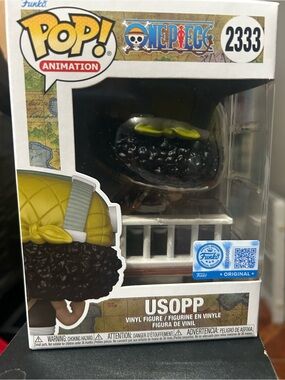 Funko Pop! Animation One Piece Usopp Figure - Black & Yellow